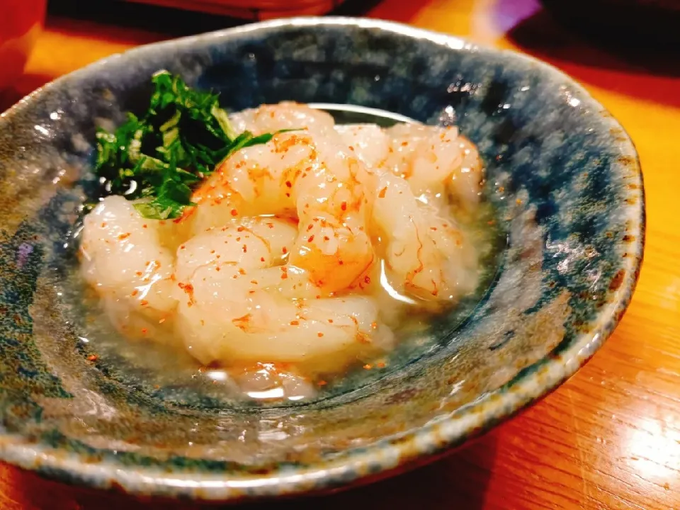 咲きちゃんさんの料理 オツな肴🍶シリーズ27 生エビのピリ辛麹漬け🦐 #オツシリーズ|Naomi Furuyaさん