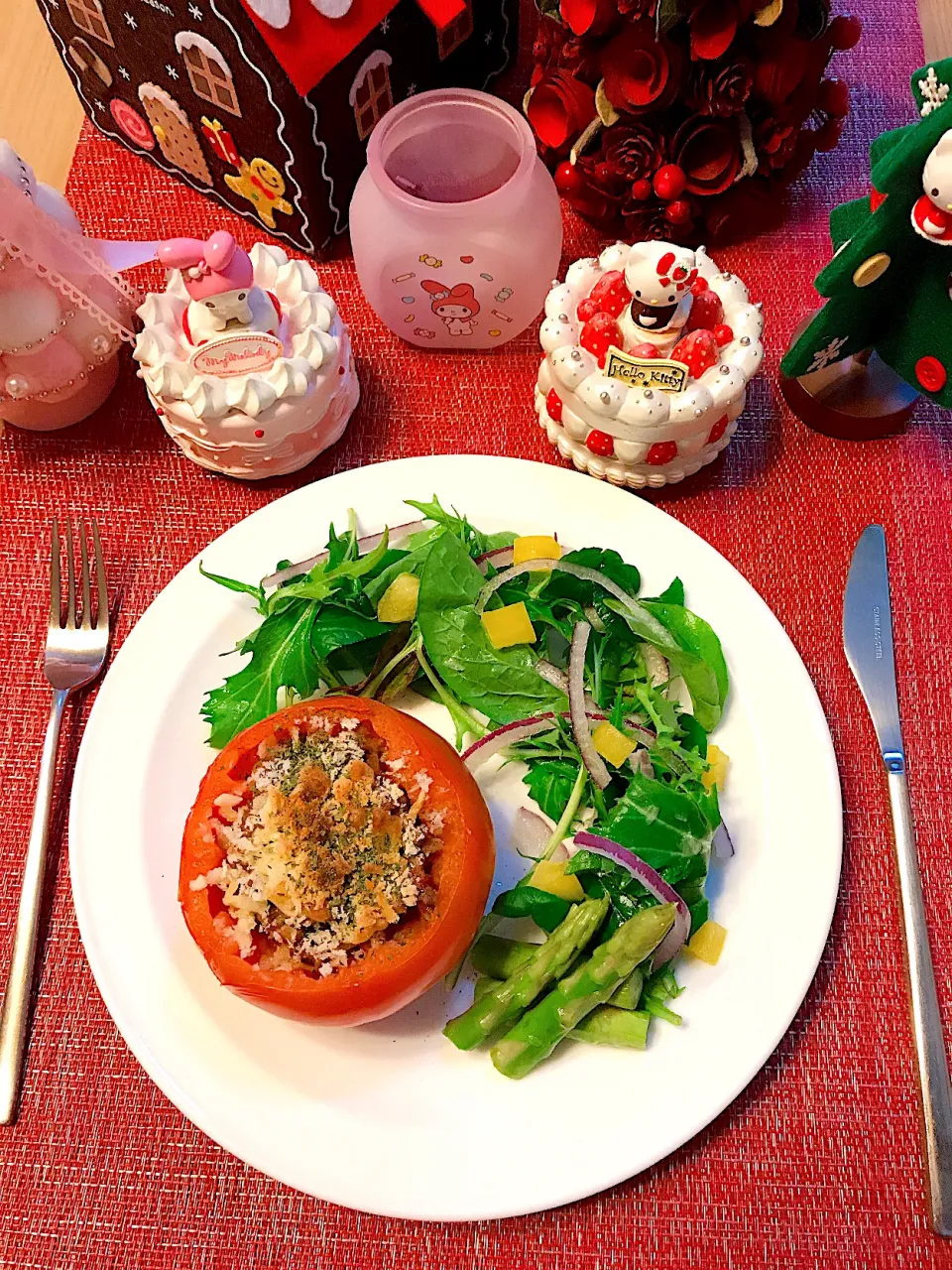 まるごとトマトのオーブン焼き🎄|harutomomariさん