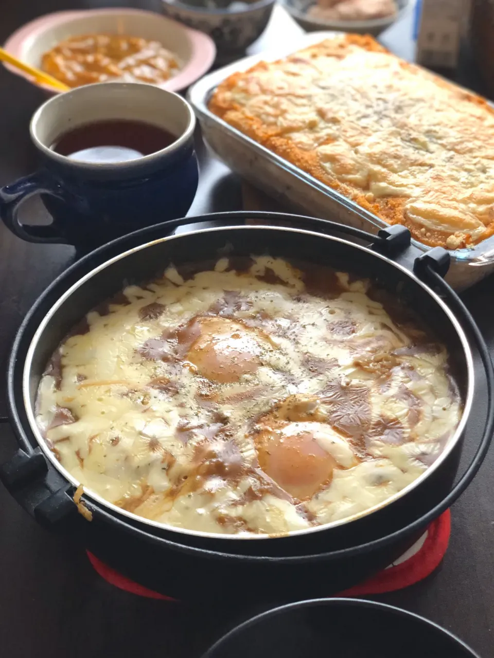 カレー鍋のシメ♫|ふじこさん