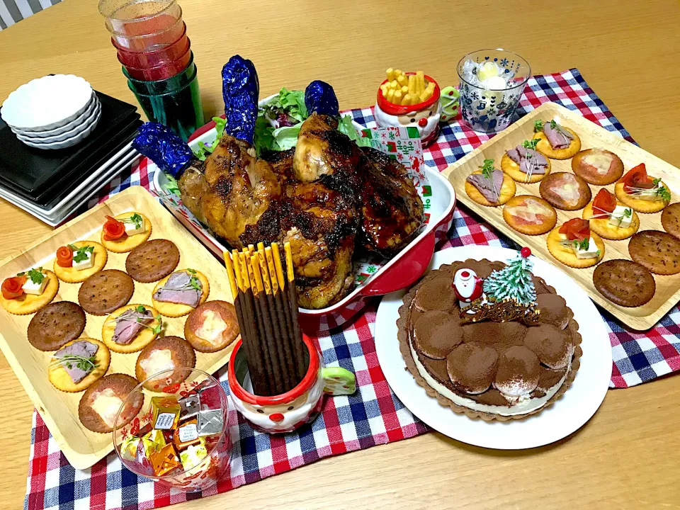 Snapdishの料理写真:クリスマスパーティー❤️|＊C＊さん