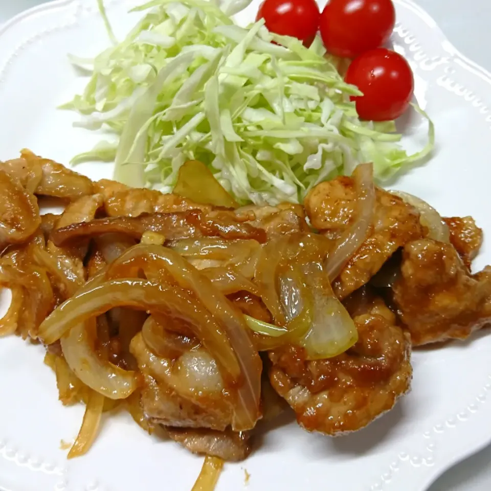 昼飯旅を参考に📺しょうが焼き🐷|しまだ ちえこさん