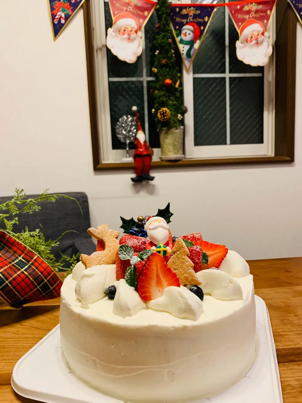 2019Christmas cake|くーまんもんさん