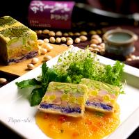 山芋の中に美味しいものがギュッと詰まった和風おつまみテリーヌ😋　　〜みぞれ餡で