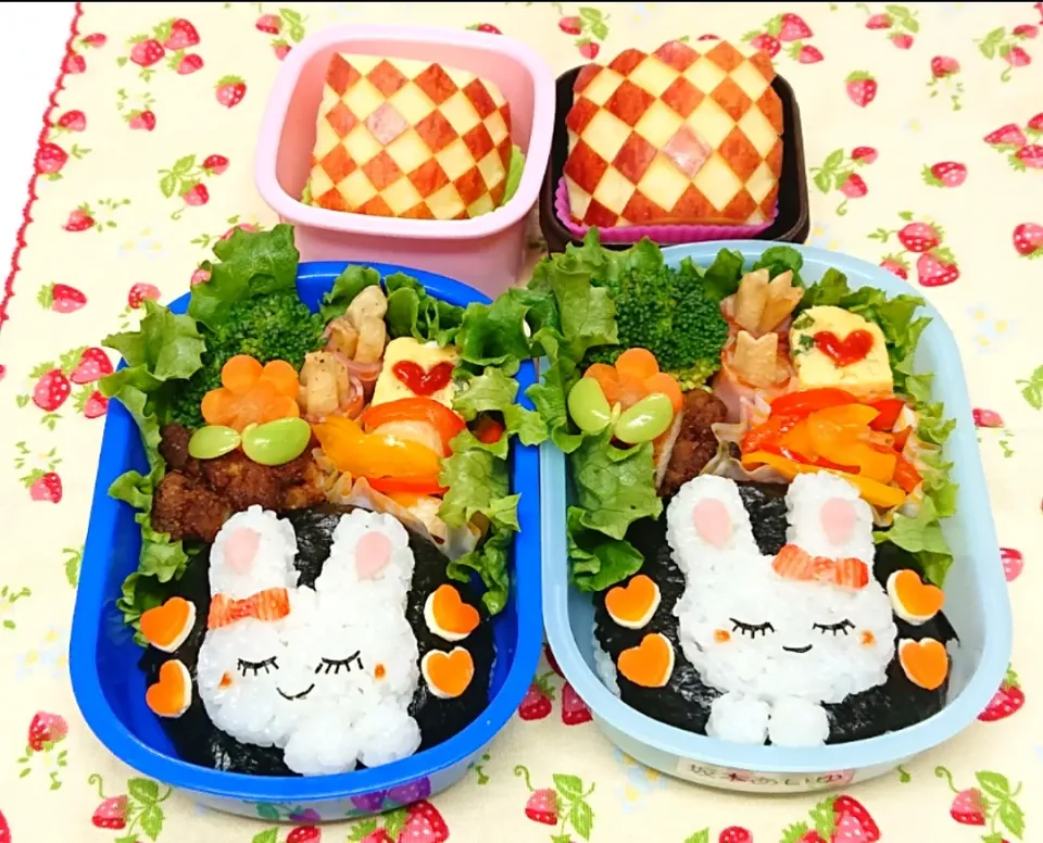 うさぎさん弁当❤️|みちゅあしさん