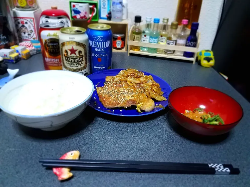 キッチンドリンカーの生姜焼き（はちみつかけ）🍺🤣|masaki .fさん