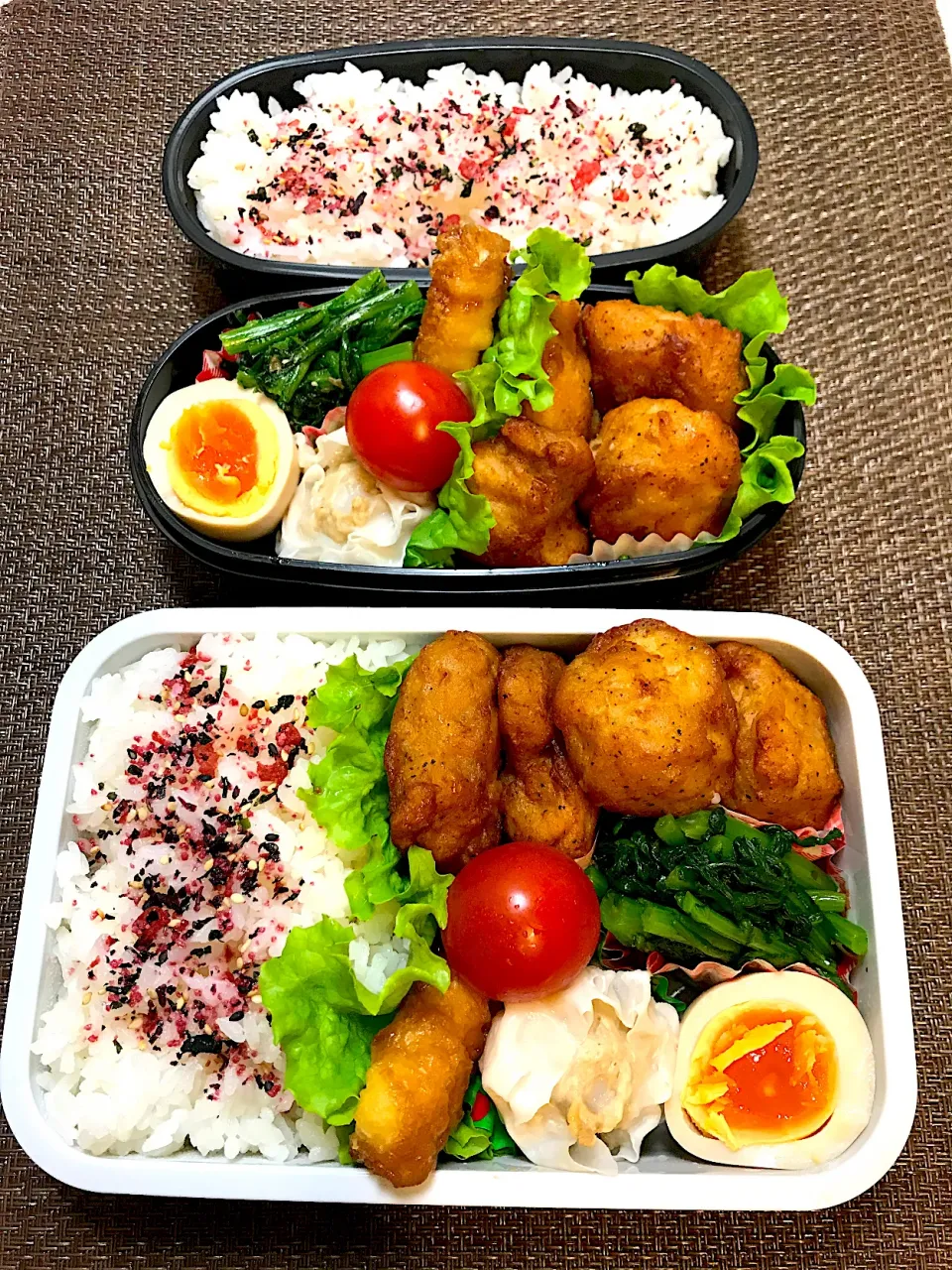 Snapdishの料理写真:12/23 🍱2人分 冷食弁当…😅|🌹ゆぅ🌹さん