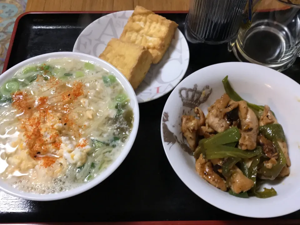 Snapdishの料理写真:糖質制限の夕飯|ari526msxさん