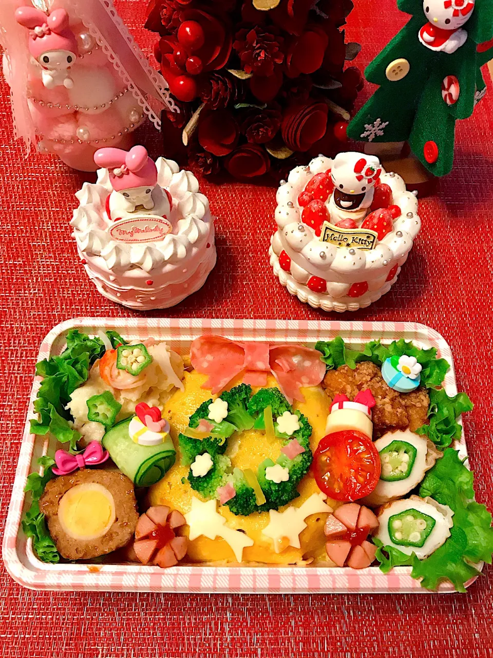 Snapdishの料理写真:12/24クリスマス弁当|harutomomariさん