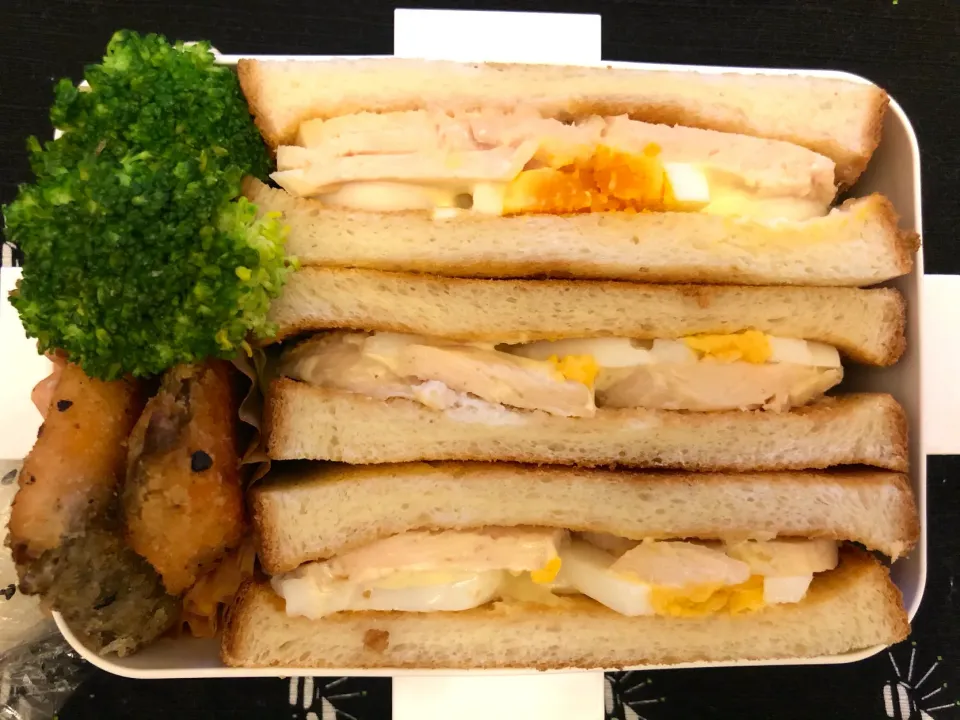 鶏ハムのクラブハウスサンド弁当|freeさん