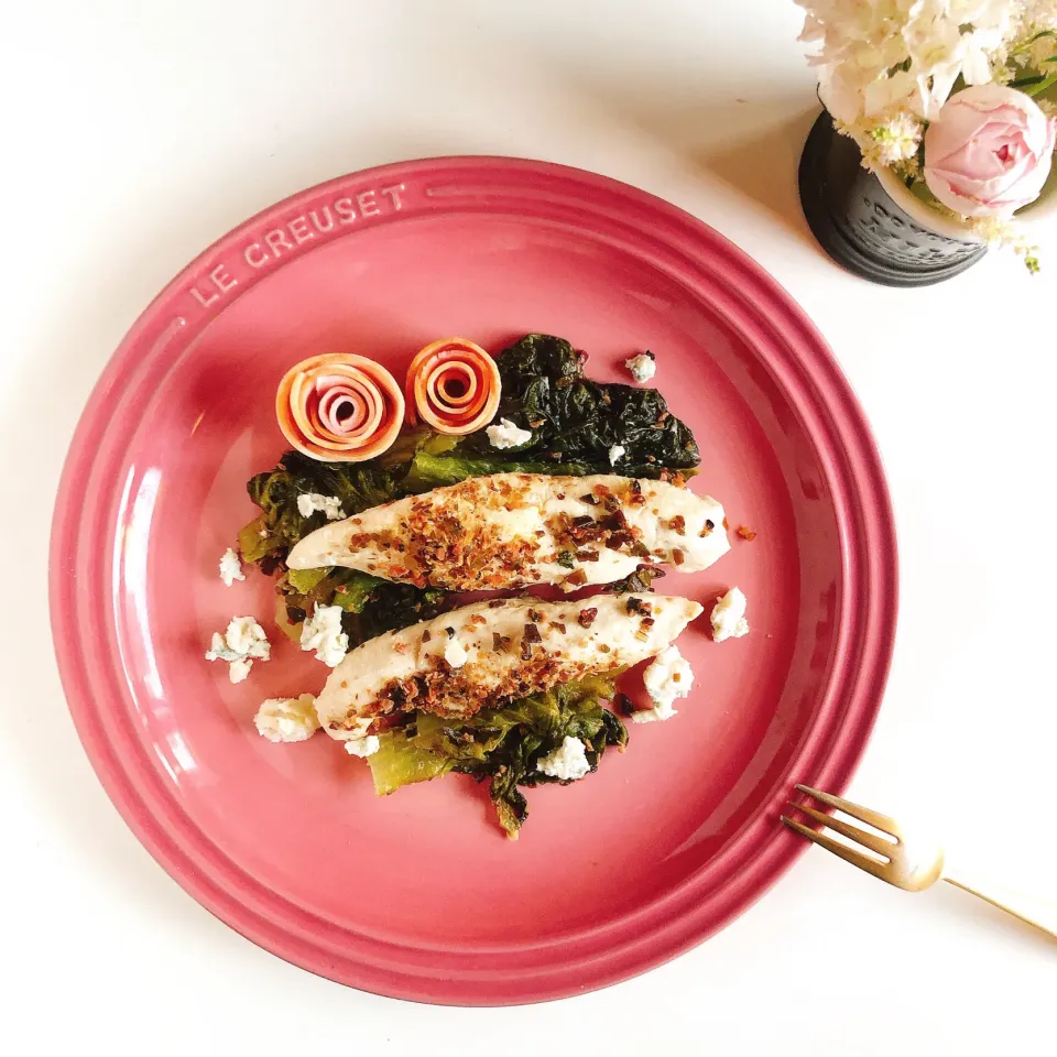 鷄ささみの蒸し焼き🐥|sakiさん