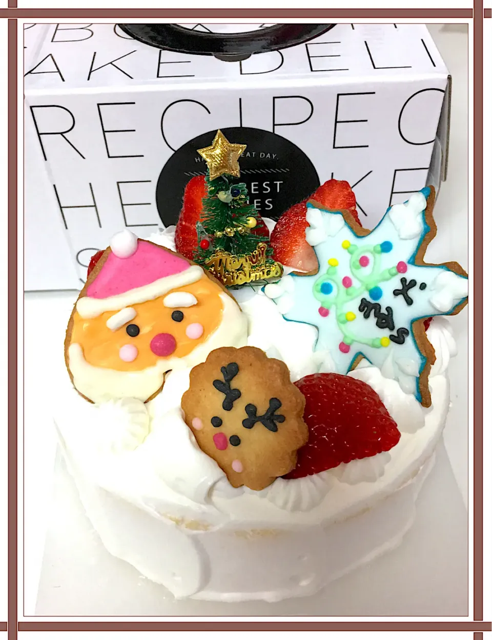 Snapdishの料理写真:クリスマスケーキ🎂|Hiroko Yokomizoさん