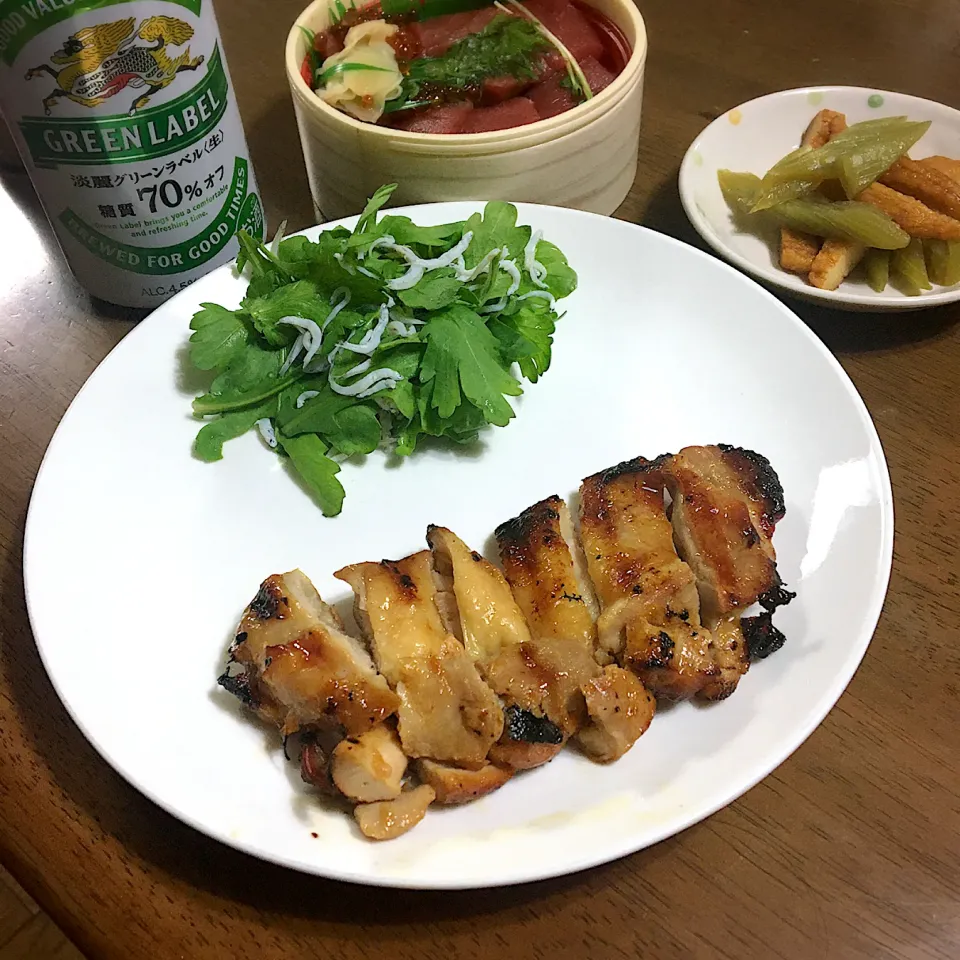 お一人様4日目〜昨日のおつまみご飯|あっつさん