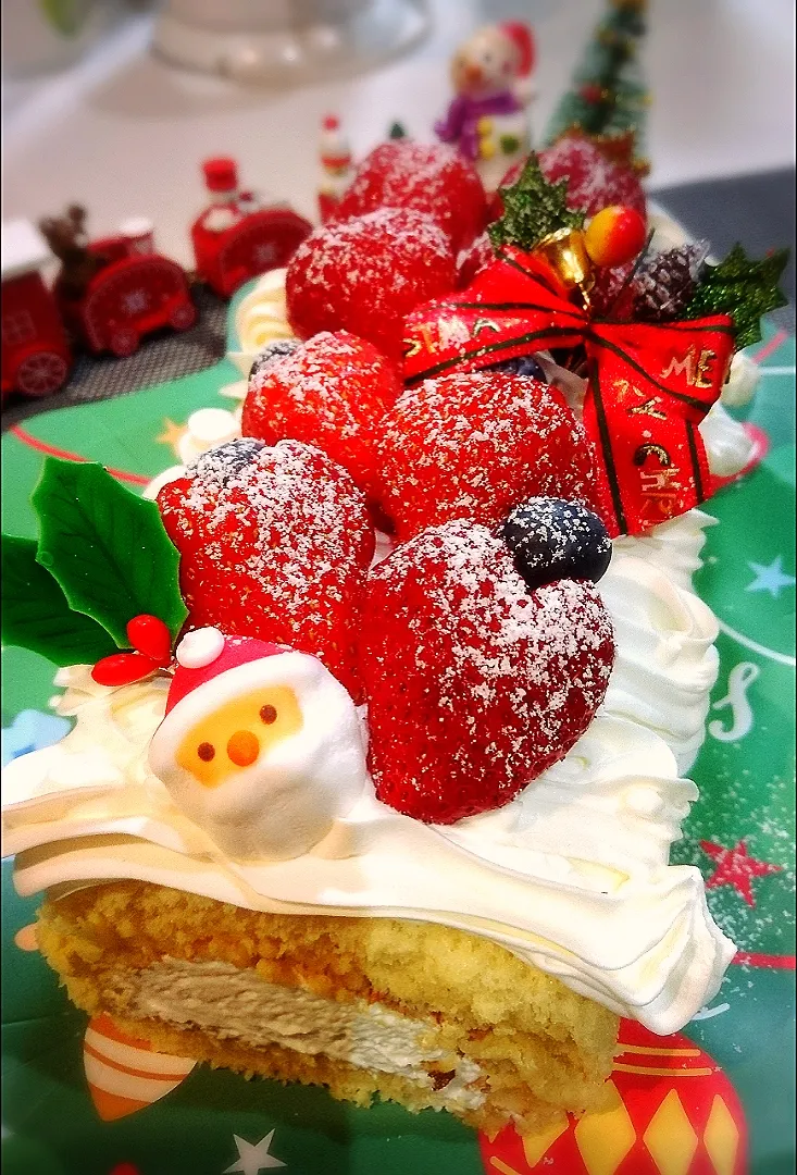 Snapdishの料理写真:X'masケーキ|ポコさん