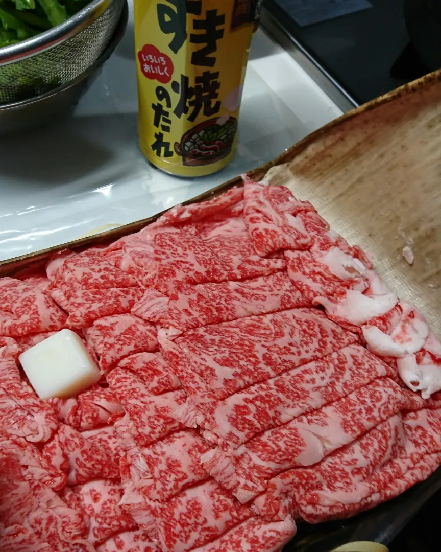 宮崎牛ですき焼き🐮🎵|しまだ ちえこさん