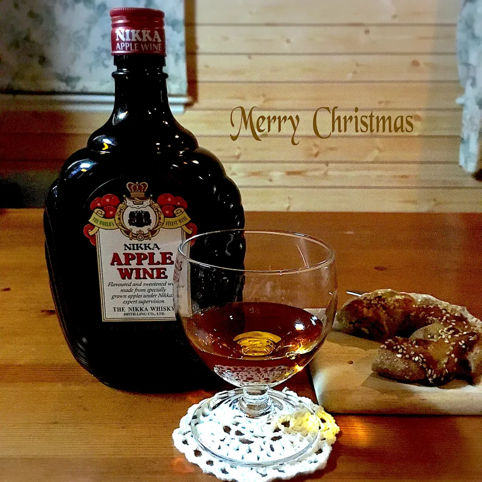 Snapdishの料理写真:NIKKA アップルワイン🍷でメリークリスマス✨|chieko ♪さん