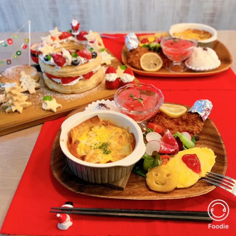 Snapdishの料理写真:2019.12.24 夕食|さくらさん