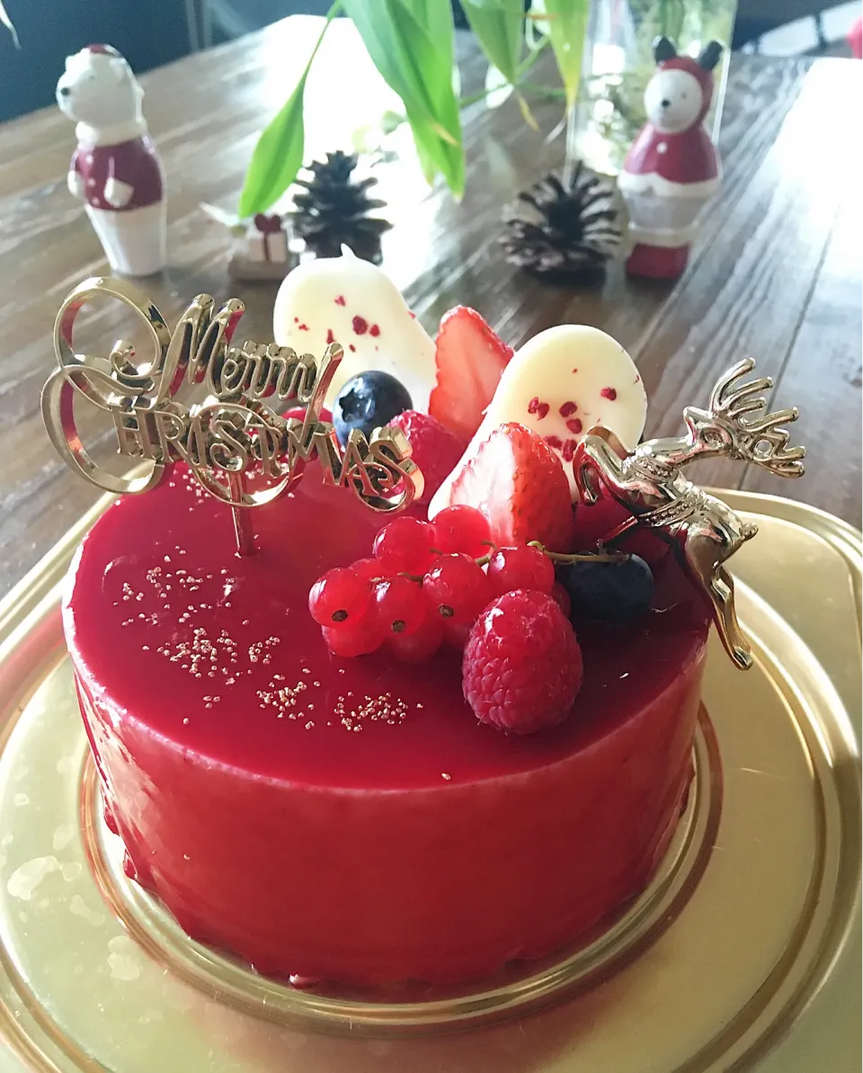 真っ赤なクリスマスケーキ|naruさん