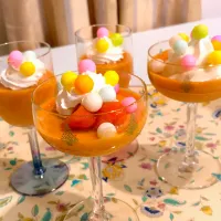 まあやさんの料理 超簡単！ゼラチン不要！！『柿プリン』