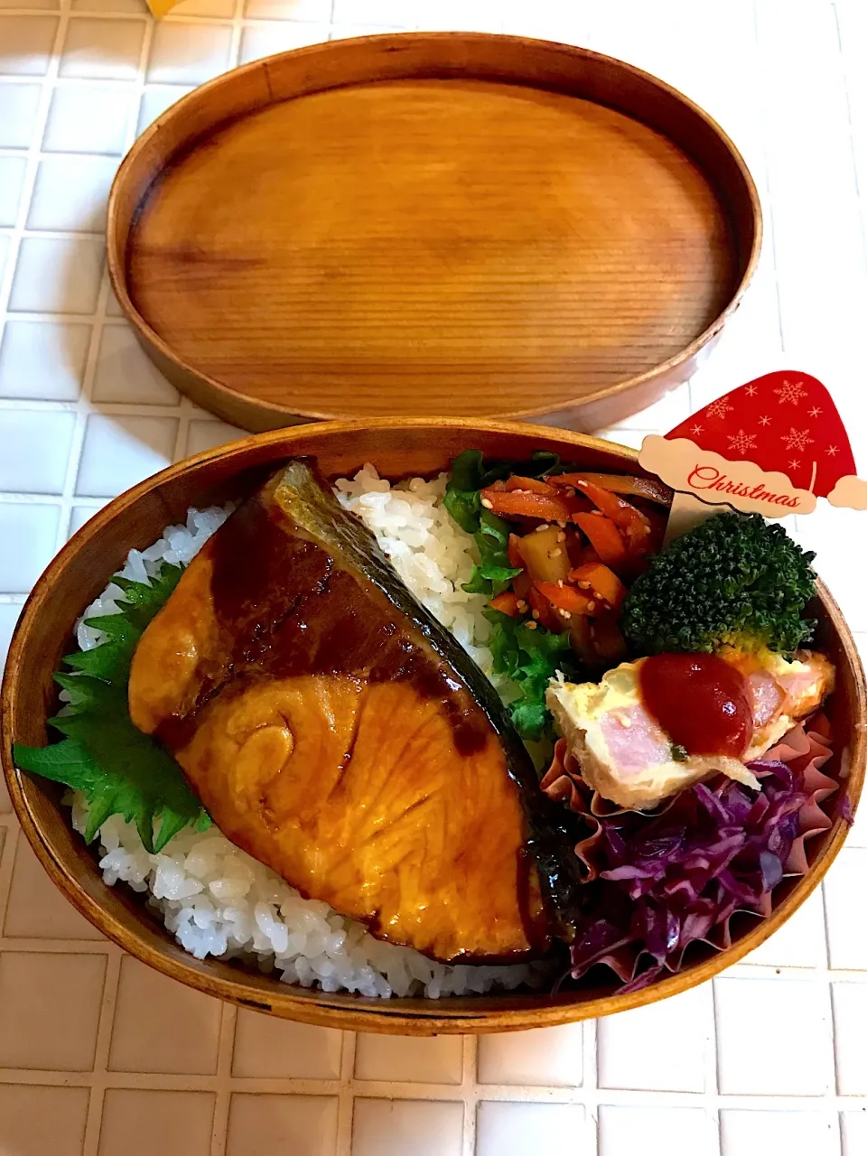 ブリの照り焼き弁当|ha_to_to_mamaさん