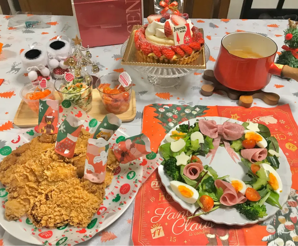 Snapdishの料理写真:作り置き大活躍の平日クリパメニュー|Kiyomi Tanakaさん