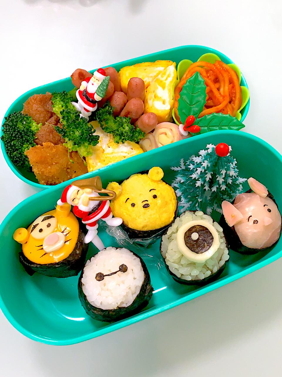 キャラ弁 ディズニーxmas くるりん Snapdish スナップディッシュ Id Oepeua