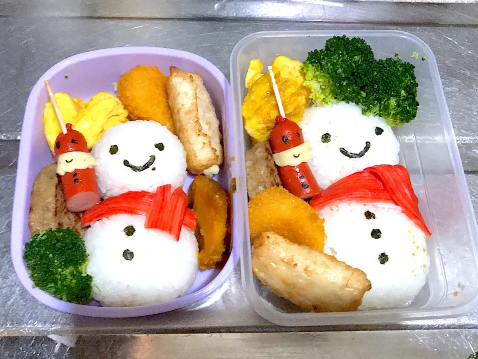 雪だるまお弁当♪|こーやさん