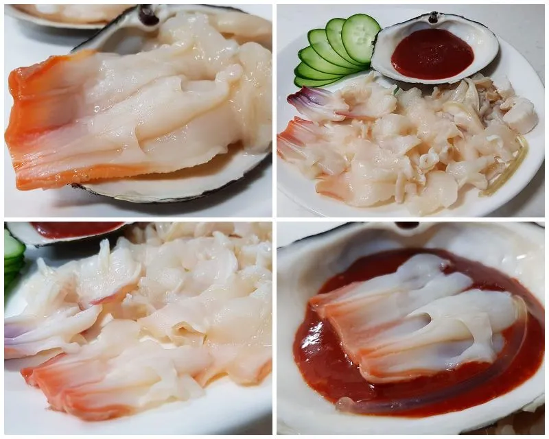 horse clam sashimi|steven z.y.さん