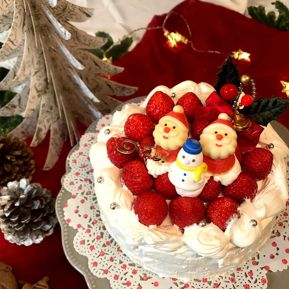 イブのクリスマスケーキ🎂🎄|emichococo625さん