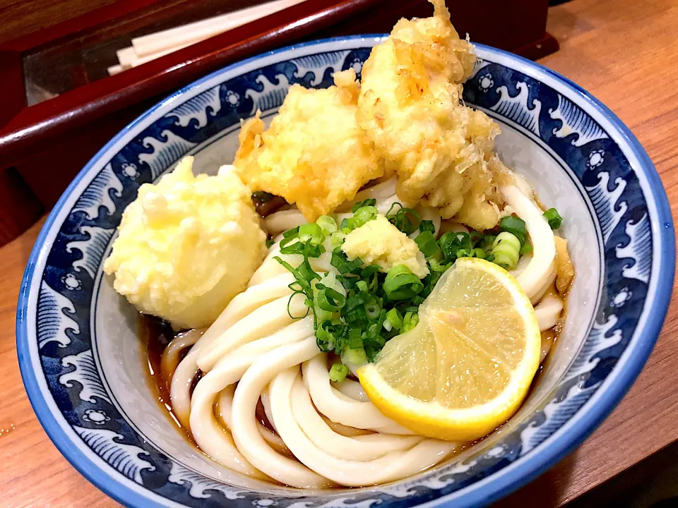 鶏天玉ぶっかけうどん|buhizouさん