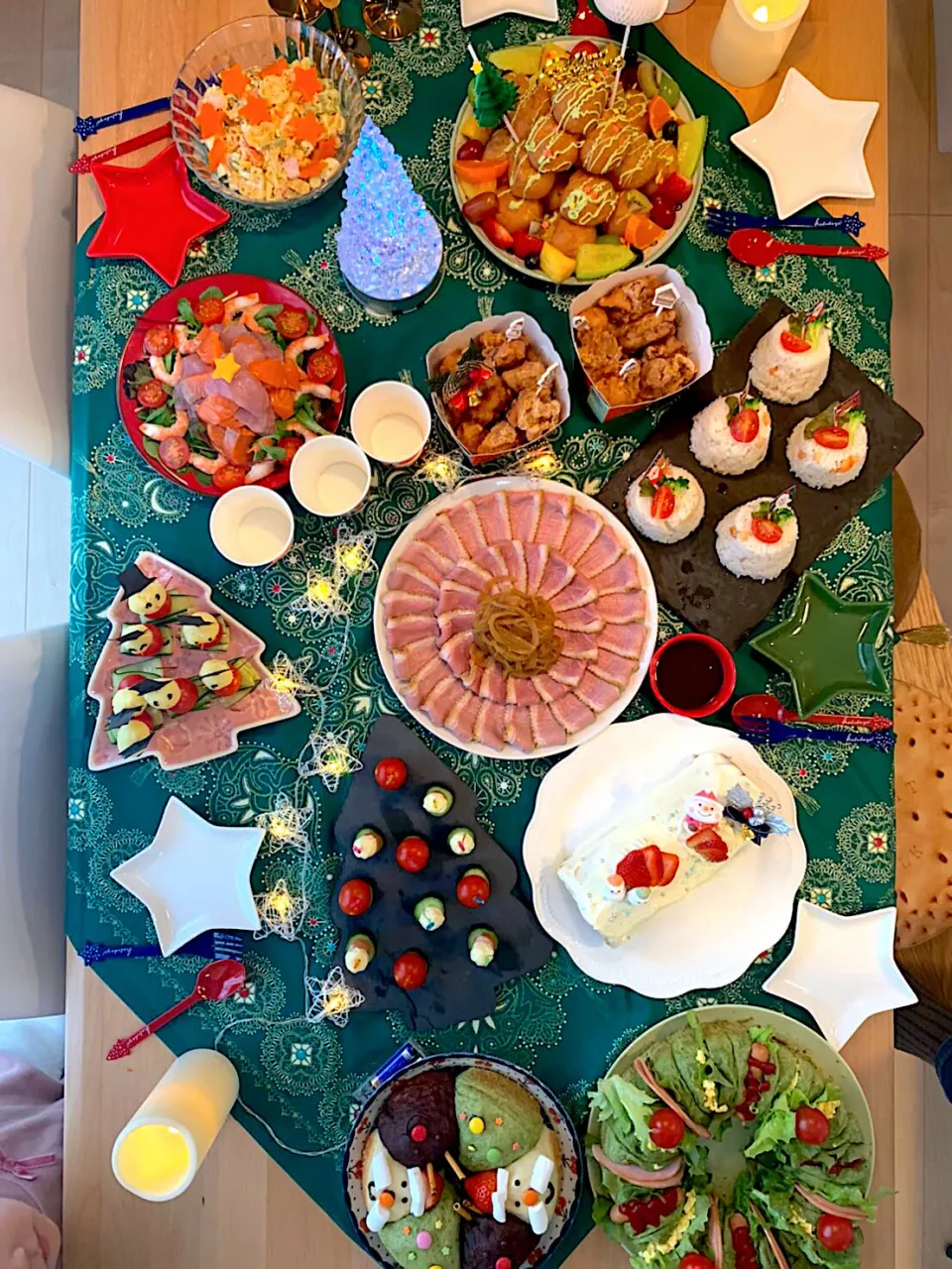 Snapdishの料理写真:クリスマスパーティ|さおりんさん