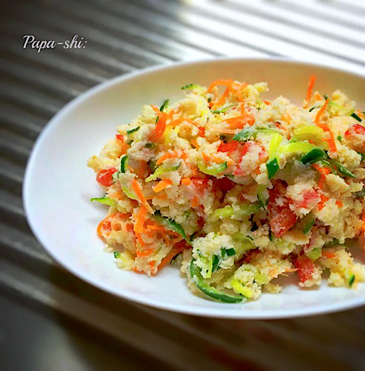 爽やか😋　おからサラダ🥗|パパ氏さん