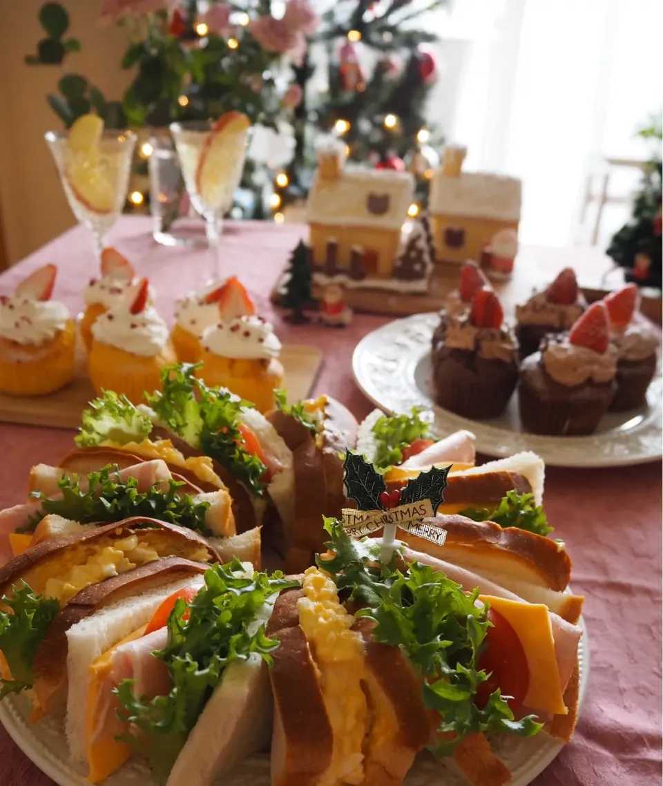 Snapdishの料理写真:クリスマスパーティー|かなぷんさん