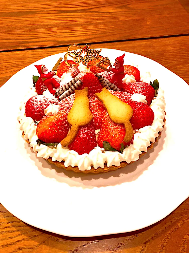 Snapdishの料理写真:クリスマス🎄いちごタルト🍓|Yukari Sさん