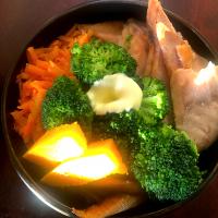 朝日が当たるお弁当