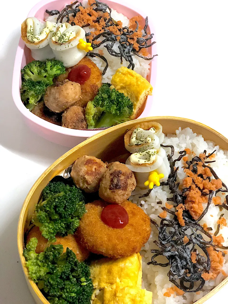 Snapdishの料理写真:今日の仕事組弁当🍱|三姉妹のママさん