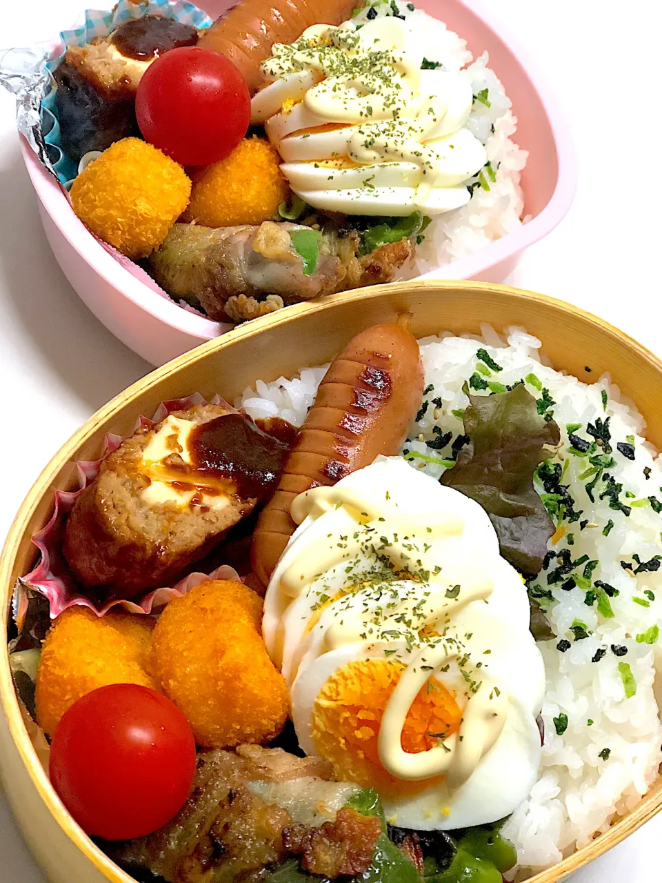 Snapdishの料理写真:今日の仕事組弁当🍱|三姉妹のママさん