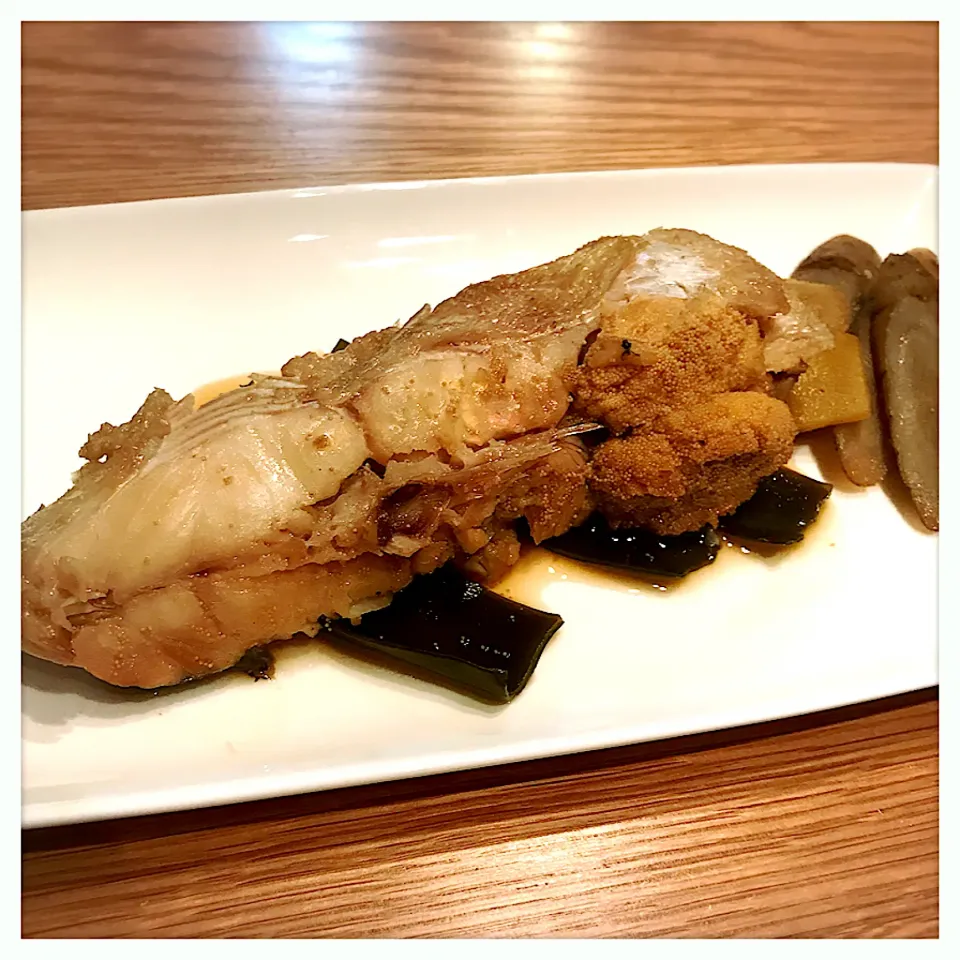 カレイの煮付。Simmered flatfish|toyamadaさん