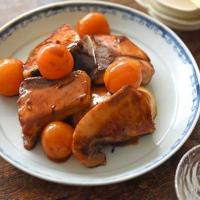 ぶりと金柑の照り焼き