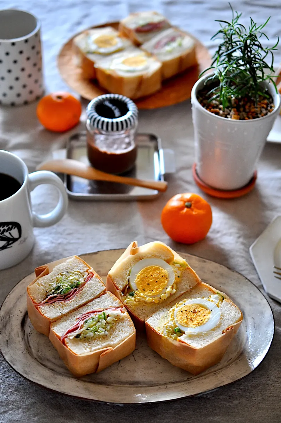 Snapdishの料理写真:手づくりパンで沼サンド|kayokoさん