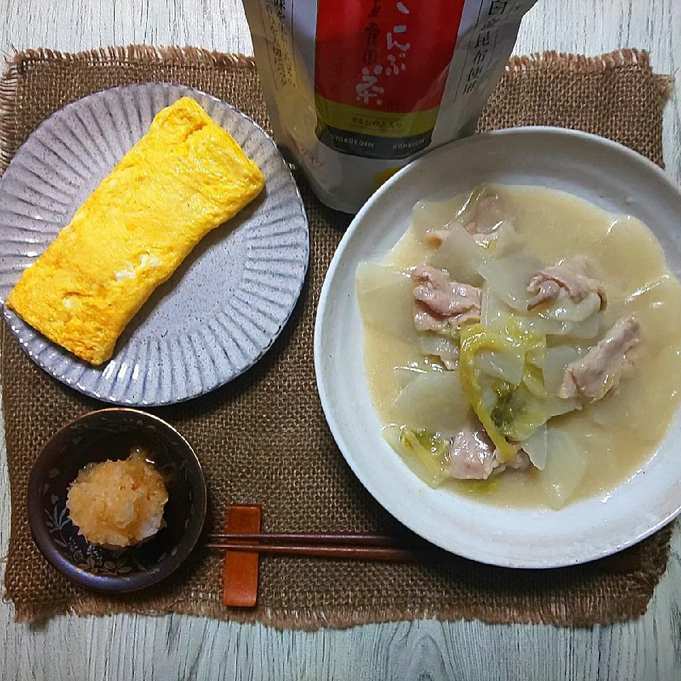 豚バラ大根白菜の白味噌煮|真希さん