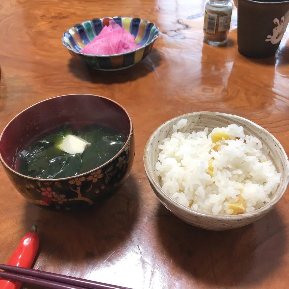 銀杏ご飯|まめさん