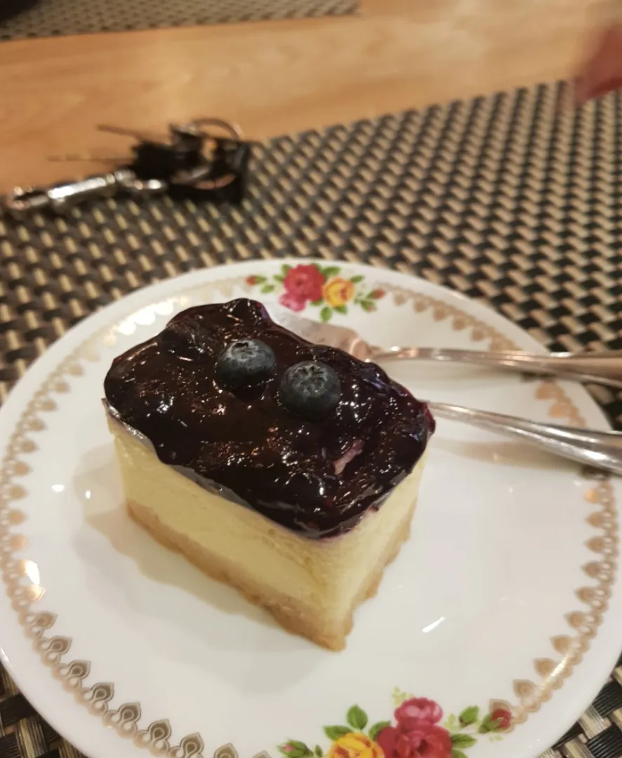 blueberry cheesecake|patcookingfeverパットさん