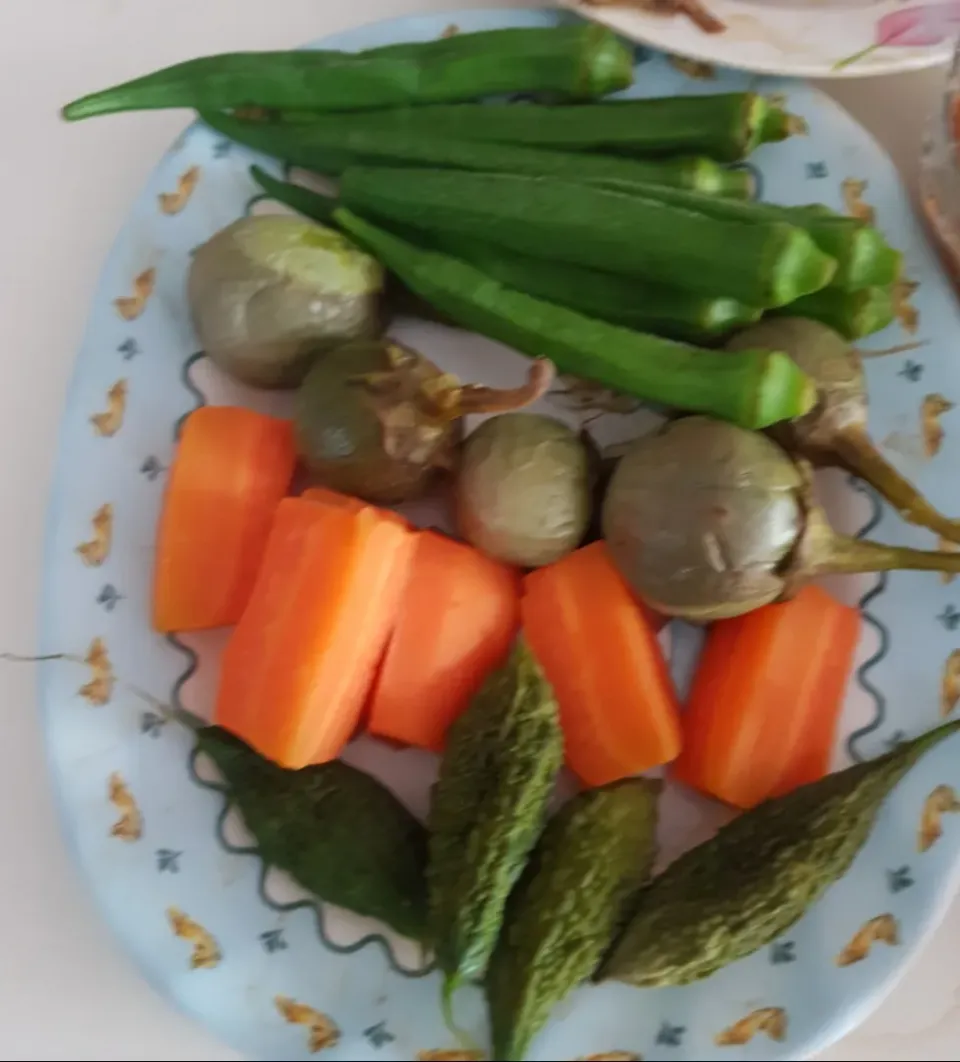 boiled mixed vegetables|patcookingfeverパットさん