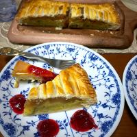 芋栗林檎のパイ #スィートポテトマロンアップルパイ#芋栗林檎のパイ#クランベリー#ジャム