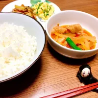 Snapdishの料理写真:晩ごはん。|にはりやさん