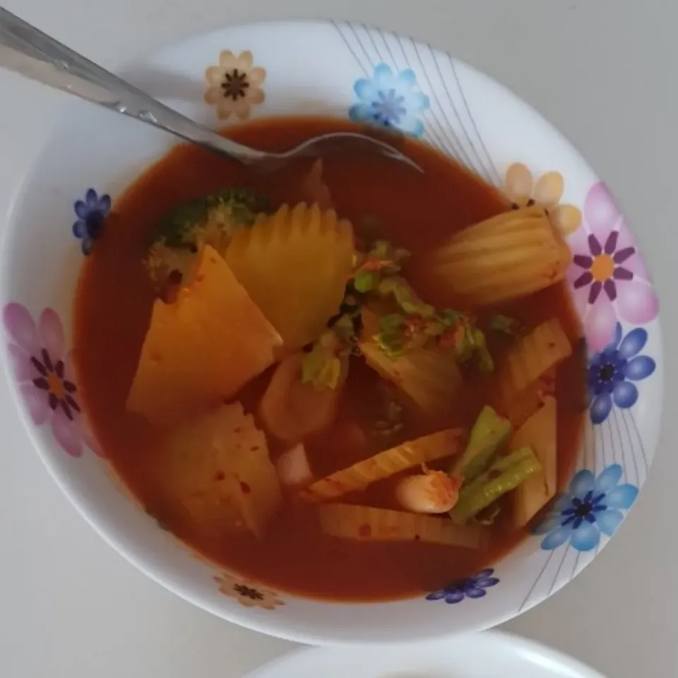 thai spicy soup (kang-som)|patcookingfeverパットさん