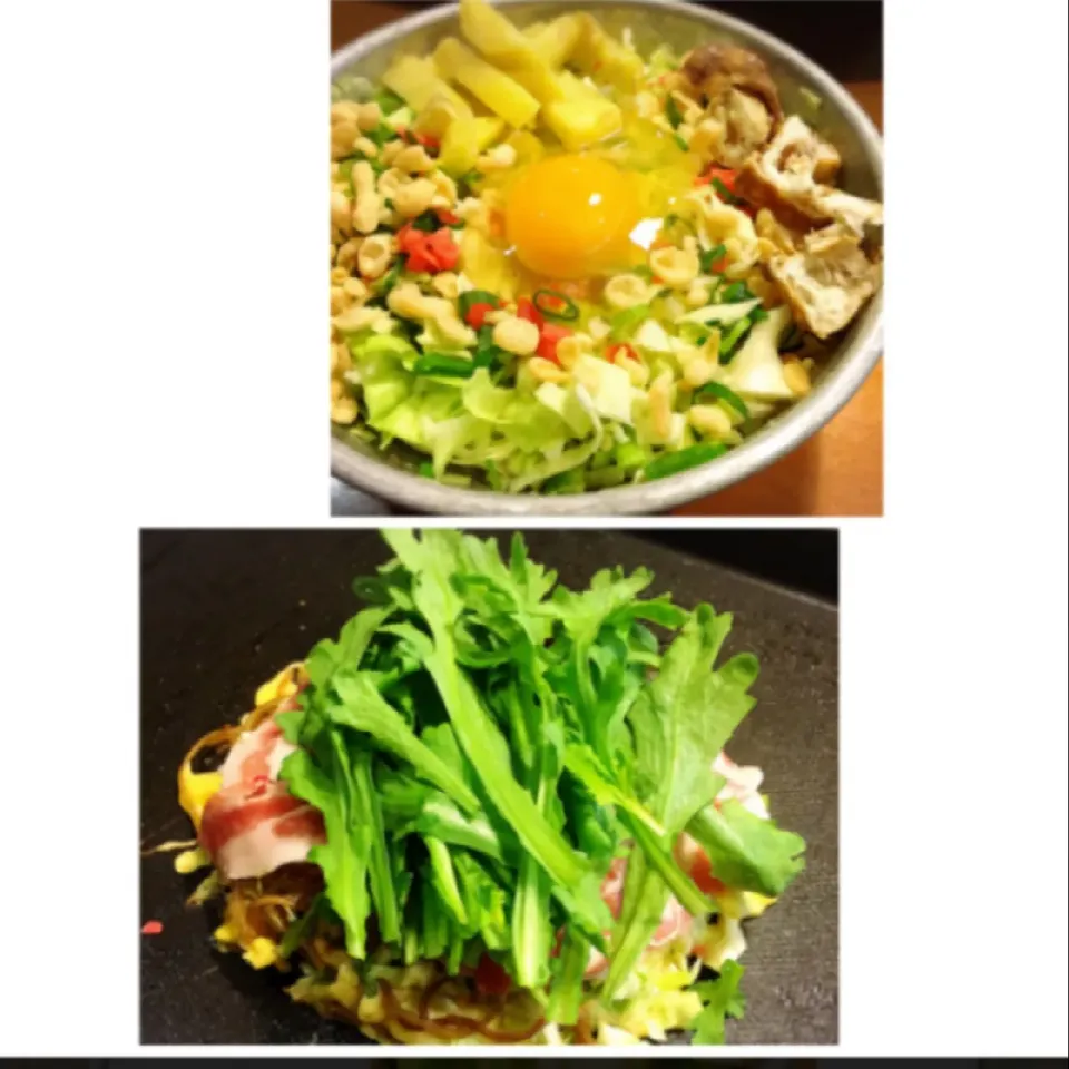 Snapdishの料理写真:菊菜焼き☆|ワビスケさん