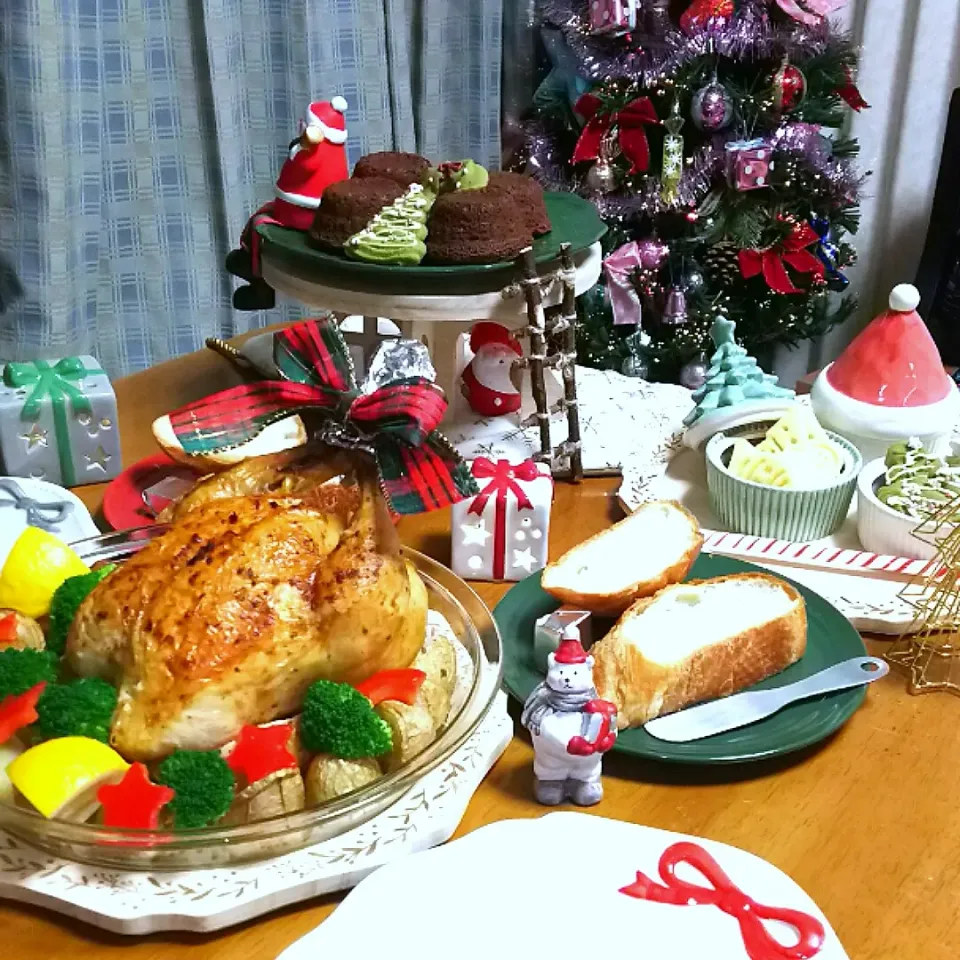 クリスマスチキン🍗|とししいたけさん