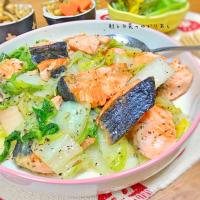 鮭と白菜のゆかりあん𓆡⚘ ะ