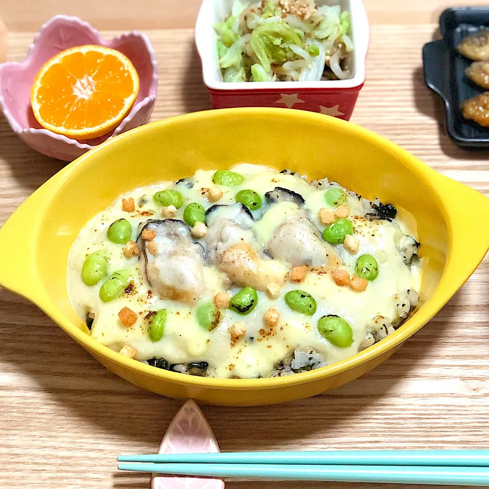 牡蠣のクリームドリア🤤|かなこ🌼さん